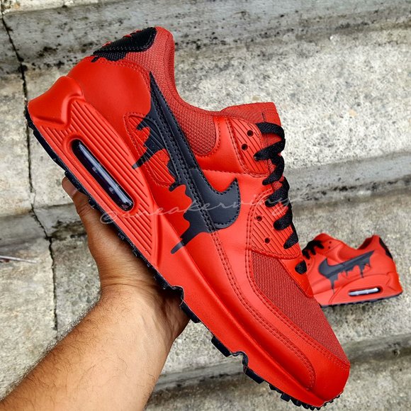 air max 90 fire red